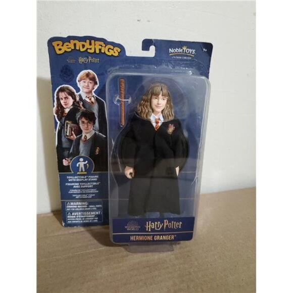 Harry Potter BendyFigs Collectible Figure Hermione Granger Bendable and Posable - Picture 3 of 6